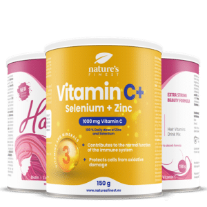2x Hair Vitamins + Vitamin C+Selen+Cink GRATIS