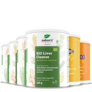 2x Liver Cleanse - Rens din lever + Vitamin C+Selen+Zink + D3-vitaminpulver