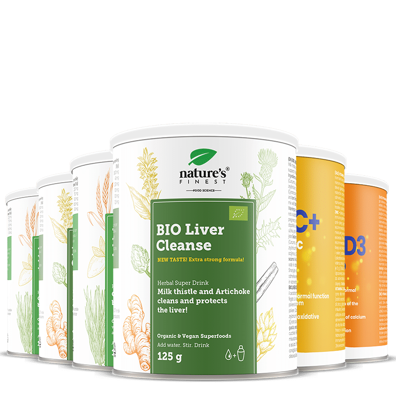 2x Liver Cleanse – Rens din lever + Vitamin C+Selen+Zink + D3-vitaminpulver