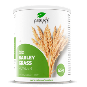 Økologisk byggræspulver