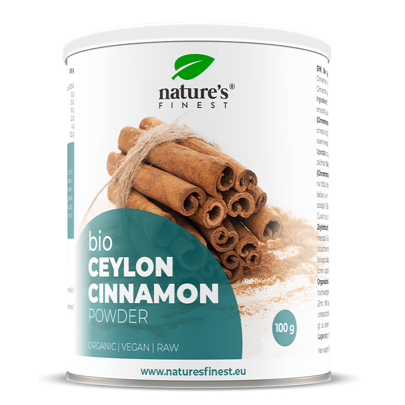 Økologisk kanelpulver fra Ceylon