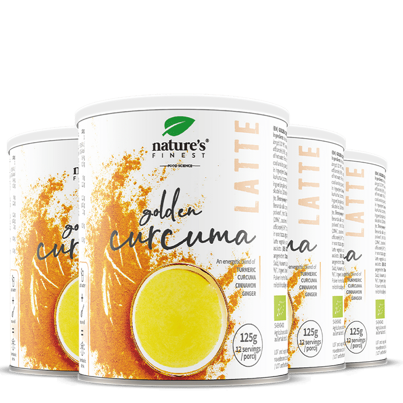 Golden Curcuma latte 4x