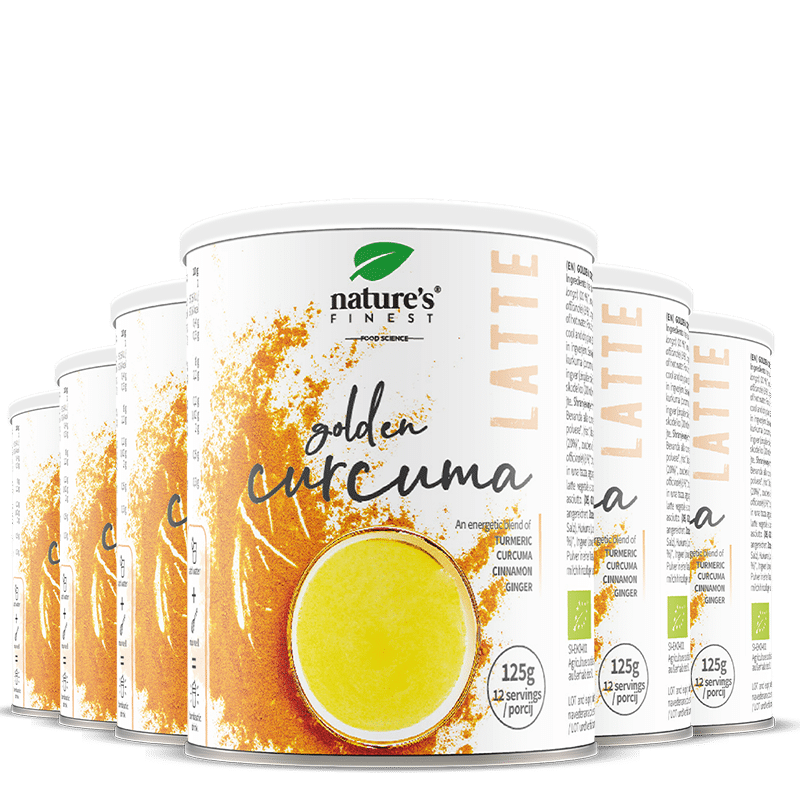 Golden Curcuma latte 6x