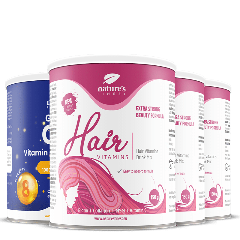 Hair Vitamins 1+2 GRATIS + Golden Q10