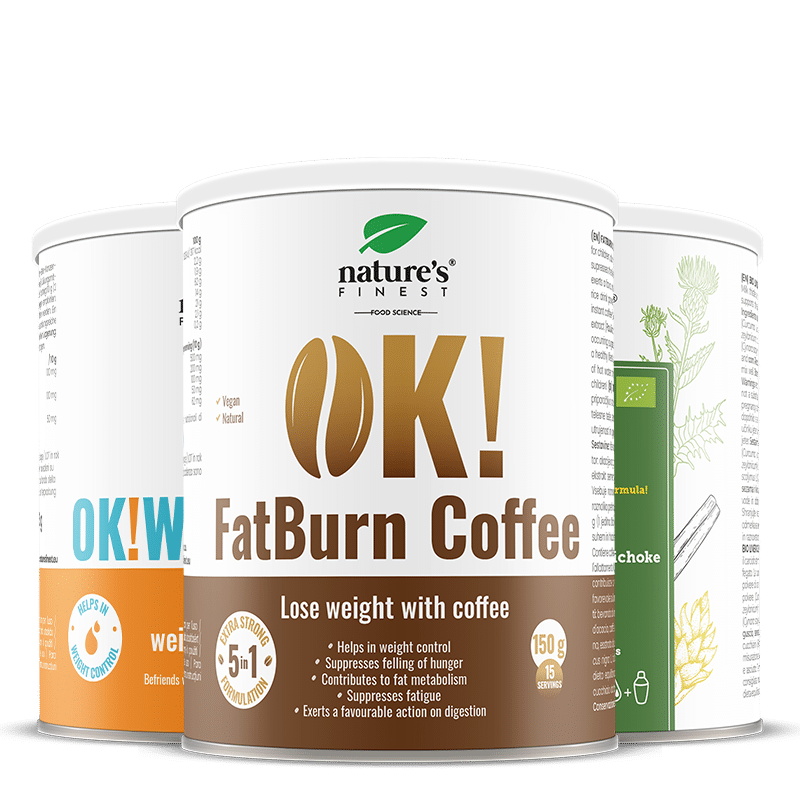 OK!FatBurn Coffee + OK!WaterOut GRATIS + Liver Cleanse GRATIS