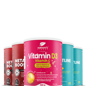 2x Waistline Pro + 2x Metabolism Booster Extreme + Vitamin D3 + Vitamin C GRATIS