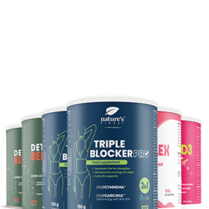 2x Detox Belly Burn + 2x Triple Blocker PRO + B-Kompleks + Vitamin D3 + Vitamin C GRATIS