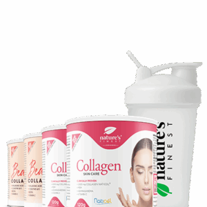 2x Skønhedskollagen med hyaluron + 2x kolagen SkinCare + NF shaker GAVE